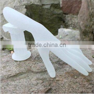 Resin Black Velvet Ring Bracelet Display Stand Hand Model