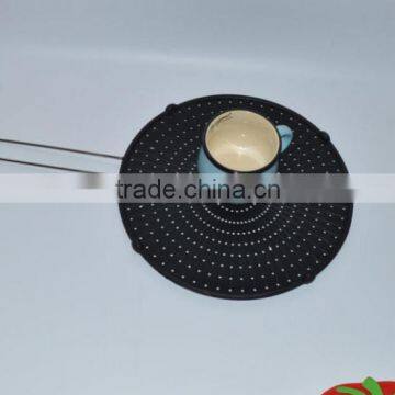 Cooking Tools CK-KT477 Silicone Splatter Screen With Stainless Steel Handle Filter Screens for Oil Net photo-2