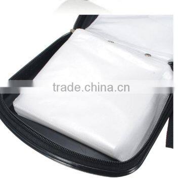 NEW Portable CD Storage Bag 40-pieces DVD Hard Plastic Protector Carrying Case