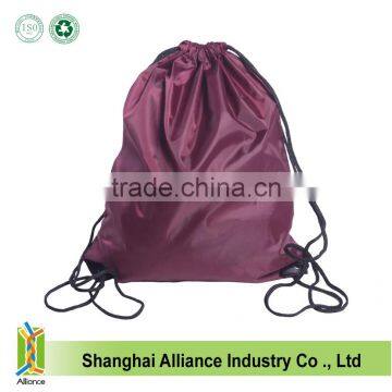 Polyester or nylon custom silk drawstring bags