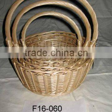 hand woven willow basket