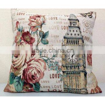 Customized Pastoral Style Linen Sofa Cushion