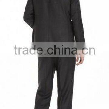 Grey Basket Weave 2-Button Wool Suit (SHT1172) photo-2