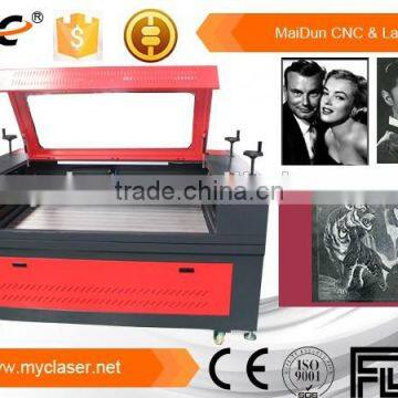 MC 1310 small laser machine with changable table for craft and bottle