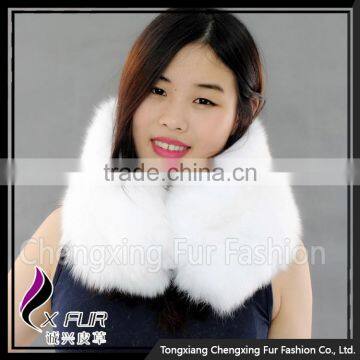 CX-S-175C 2016 Luxurious China Supplier Wholesale Stock Winter Fox Fur Lady Scarf photo-3
