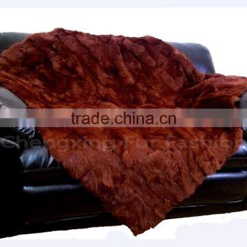 CX-D-11D Style Winter European Genuine Rex Rabbit Fur Bedding Set photo-5