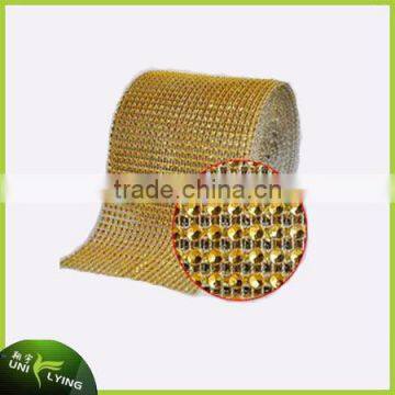 2016 Bling Plastic Crystal Rhinestone Mesh Hotfix Trimming Iron On Crystal Patches photo-3
