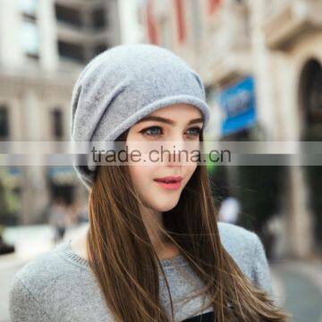 Winter unisex curling cashmere knitted cap