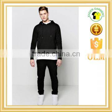 custom high quality tracksuit soft material suit for men