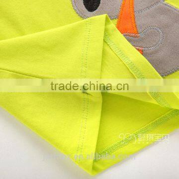 Custom Organic Cotton Soft and Thin Reactive Dye Kids T-shirt Wholesale photo-5