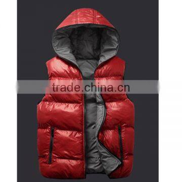 2015 Wholesale Customized Outdoor Men Slim Duck Down Vest photo-5
