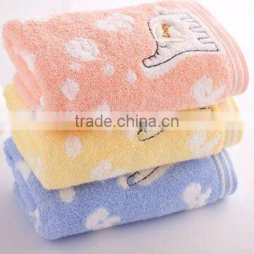 Wholesale Home Textile 100% Bamboo Fiber Kids Face Towels photo-3