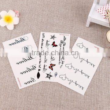 Waterproof Tattoo Sticker Non-toxic Enviroment Protection Sticker Children Decoration Sticker photo-3