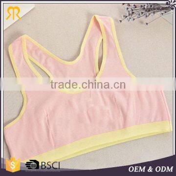 Classic Sweet yoga Bra for Teenage girl sport bra