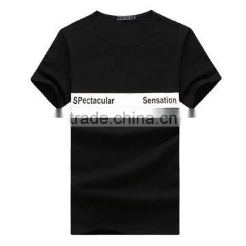 2016 Fashion Fit Best Quality Letter Printe Short Sleeve Fit Men's t Shirt photo-3