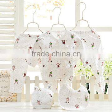 Wholesales Spring Autumn Cotton Printing Baby Clothes Set Wear photo-4
