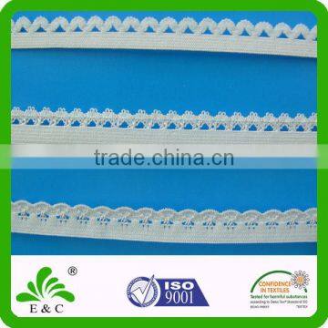 Braided elastic for garments