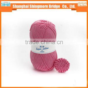 China Yarn Supplier Wholesale Combed Cotton Baby Yarn for Hand Knitting Sweater photo-3