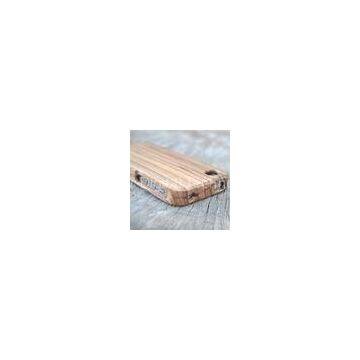 Zebra Waterproof Iphone 4 Wooden Cases , Wood Skins For Iphone