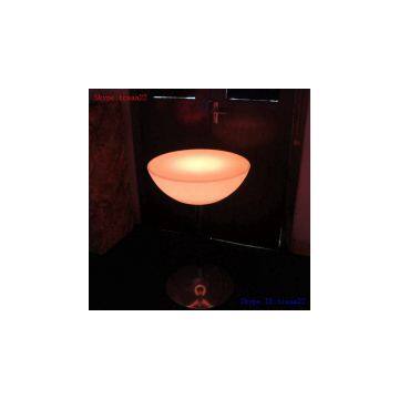 led banquet cocktail color changing light table