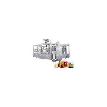 Full Automatic Liquid Hot Filling Machine / Line For Tea, Juice, Milk Bottles