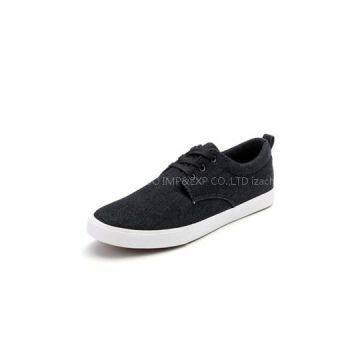 New Fashion Men\'\'s Black Low Top Canvas Lace Up Running Shoes