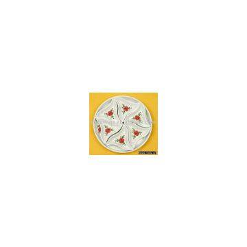 melamine gift,7pcs plate set,