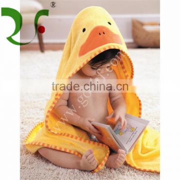 100% cotton baby hooded towels