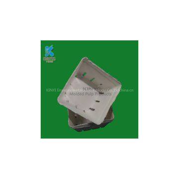 Paper Pulp Molded Fruit Packaging Box, Eco-friendly photo-2