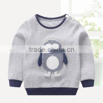 B40711A Fashion child long sleeve tops boys comfortable shirt