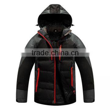 2017 Custom Waterproof Feather White Duck Down Jacket for men