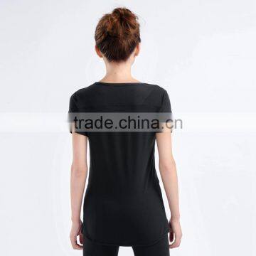 Top fashion superior quality yoga tee shirts for wholesale