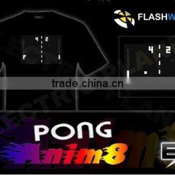 [Super Deal]Wholesale fashion hot sale T-shirt A17,el t-shirt,led t-shirt