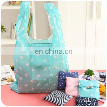 Full printing waterproof recycle shopping bag handbag for woman