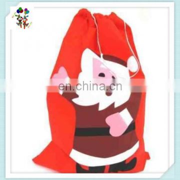 Non Woven Felt Drawstring Christmas Party Bag Gift Santa Sacks HPC-1048