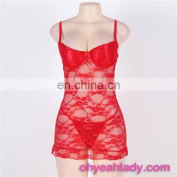 2017 Wholesale Lace Sexy Babydoll Lingerie for Girls photo-4