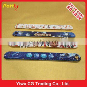 CG-BR081 Christmas Silicone Slap Bracelet