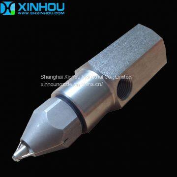 atomizing spray ultrasonic dry fog nozzle for dust control