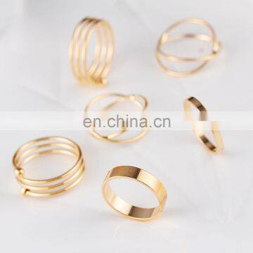 6PCS/Set Party Gift Midi Finger Ring Set Women Girl Punk Jewelry Knuckle Rings photo-5