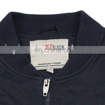 High Quality Nylon Plain Navy Flight Bomber Jacket Mens photo-4