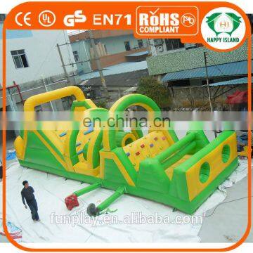 HI China Funny Game 0.55mm PVC Kids Inflatable Obstacle Course,cheap Inflatable Obstacle for Sale,inflatable Game Toys for Kids photo-2
