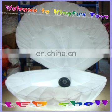 Hot sales led inflatable shell/inflatable led flower