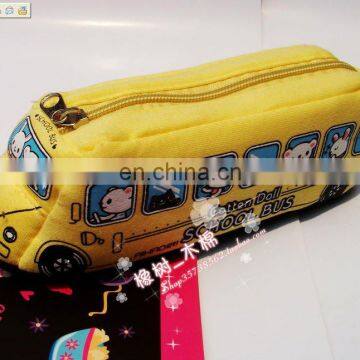 Train model cute pencil cases bags