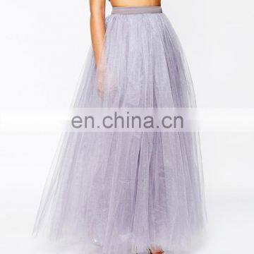 Latest Women Candy Color Long Maxi Skirt Design, Latest Lady Design Skirt for Women