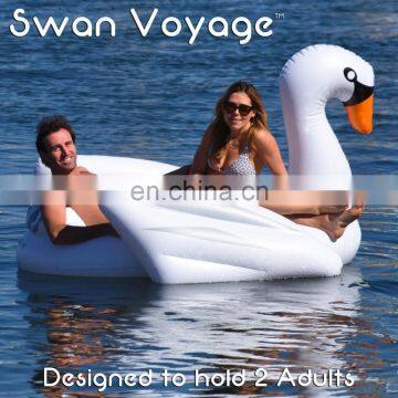 2016 New type White Inflatable Swan, 200cm Large inflatable water floats, Pool float