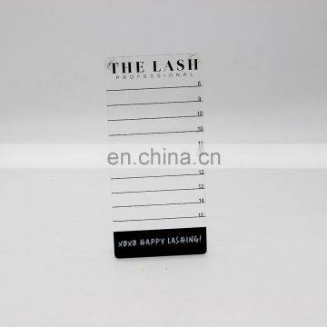 clear custom pmma plexiglass acrylic eyelash palette