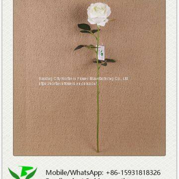 Cheap Fashion Single Stem Artificial Rose for Wedding