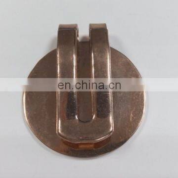 Custom American Style Hat Clip in Die Cast Process and Shiny Copper Plating photo-2