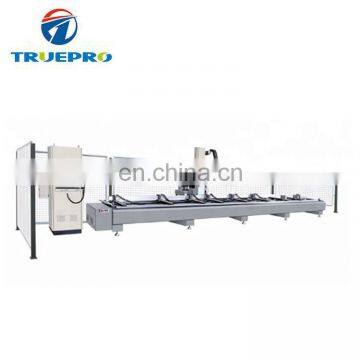 High Speed Aluminum Window Door CNC Four Axis Drilling And Milling Machine Center