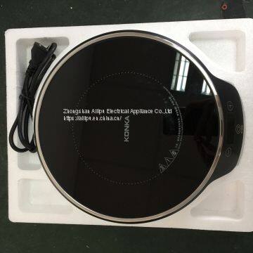 New CE KC Standard 2000W White Color Round Shape Electric Induction Cooktop ALP-DC92 photo-5